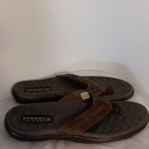 Sperry Top Sider Men's Leather Flip Flops
